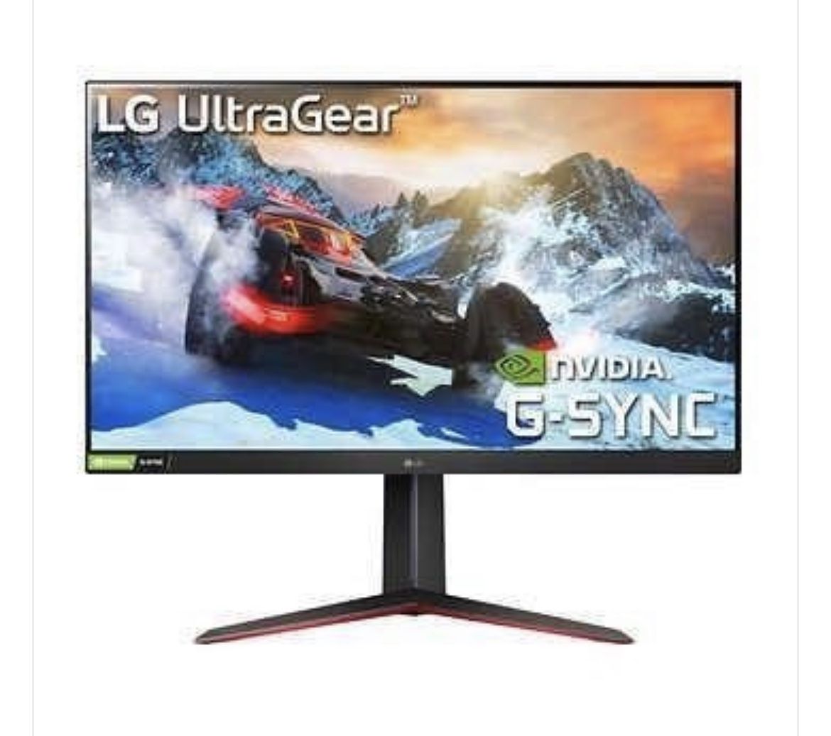 LG UltraGear 32" QHD G-Sync HDR10 165HZ Gaming Monitor 32GN63T Brand New!!