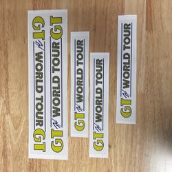 GT Pro world Tour Decals