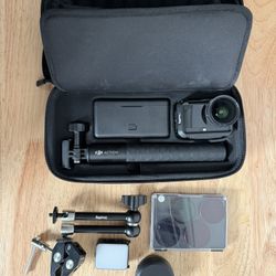 DJI Osmos Action 6 Enhanced Combo + Macro Lena + Case