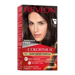 New Revlon Colorsilk Hair Color 20 Brown Black With Bond Repair Complex
