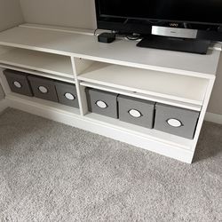 IKEA Havsta TV Stand/Storage, White, Excellent Used Condition