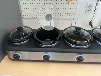 4 burner buffet- crockpot