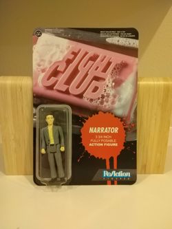 SUPER7 ReAction FIGHT CLUB NARRATOR Figure Edward Norton NIB