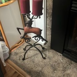 Pier1 Reindeer Candle Holder 15101