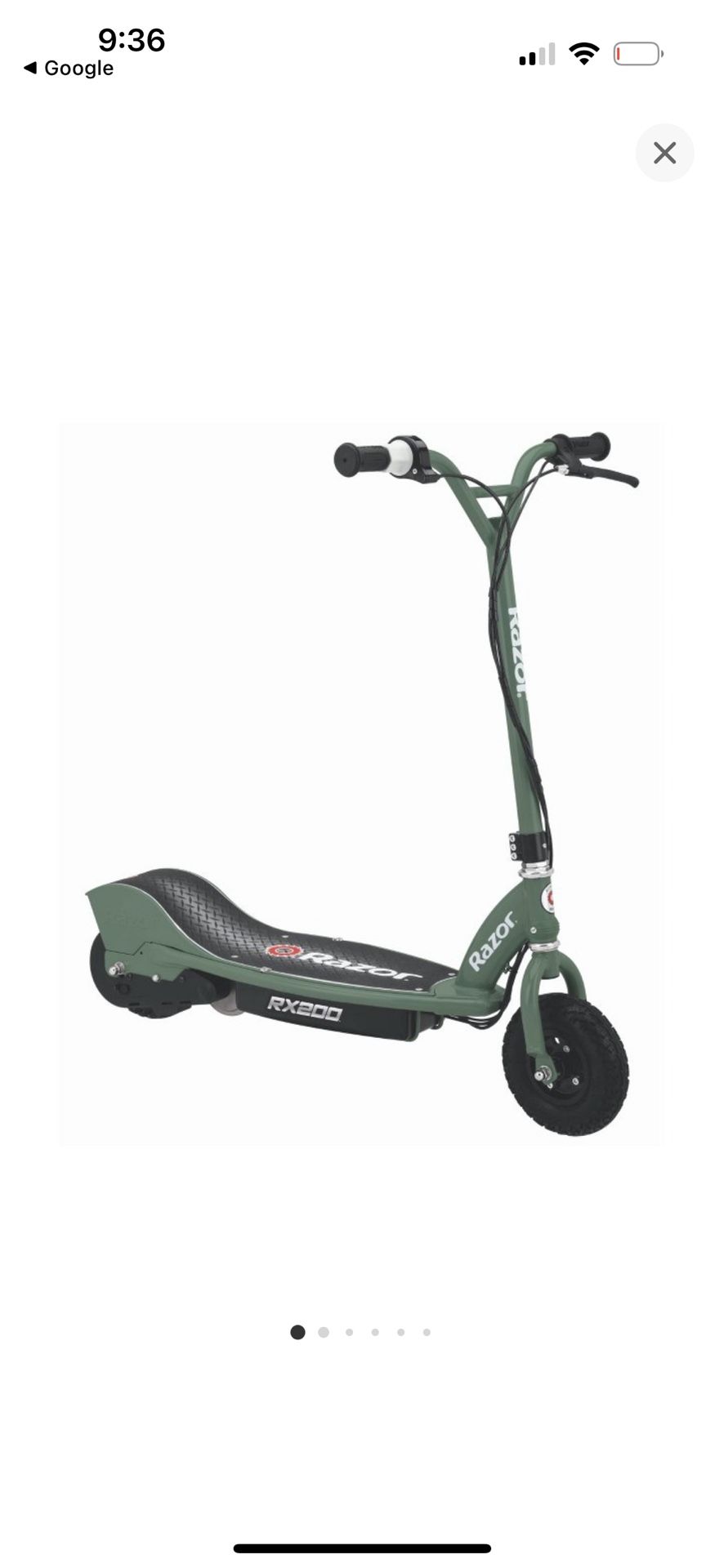 Razor RX200 Electric Scooter