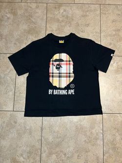 BAPE A Bathing Ape Plaid Ape Head Tee