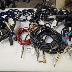 Wires For Guitars , Bass,  Microphones , Etc