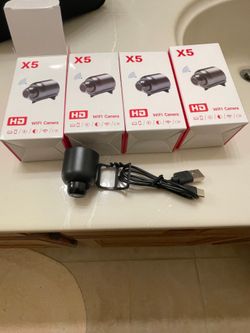 X5 Hd Mini Wifi Cameras (4) Brand New