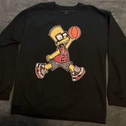 Bart Simpson/Jordan Sweatshirt Size 3XL