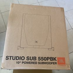 JBL 10 Inch Studio Sub 550P Brand New