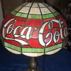  Coca Cola Stained Glass Light