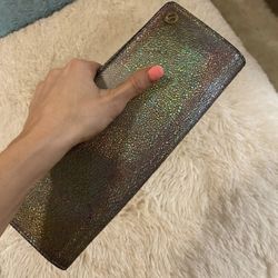 Authentic Iridescent Gucci Clutch 