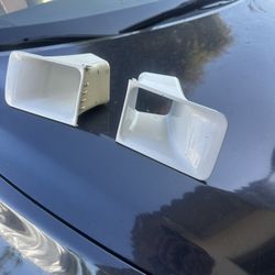 BMW E30 Air Duct Set | Left & Right | Late Model Front Valence Bumper Air Intake