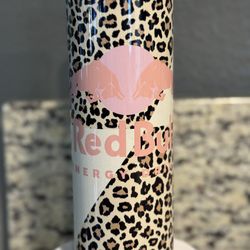 $20 Red Bull Leopard Print Tumbler 20 Oz