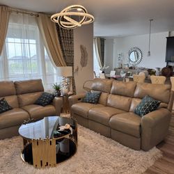Power Reclining Sofa And Loveseat