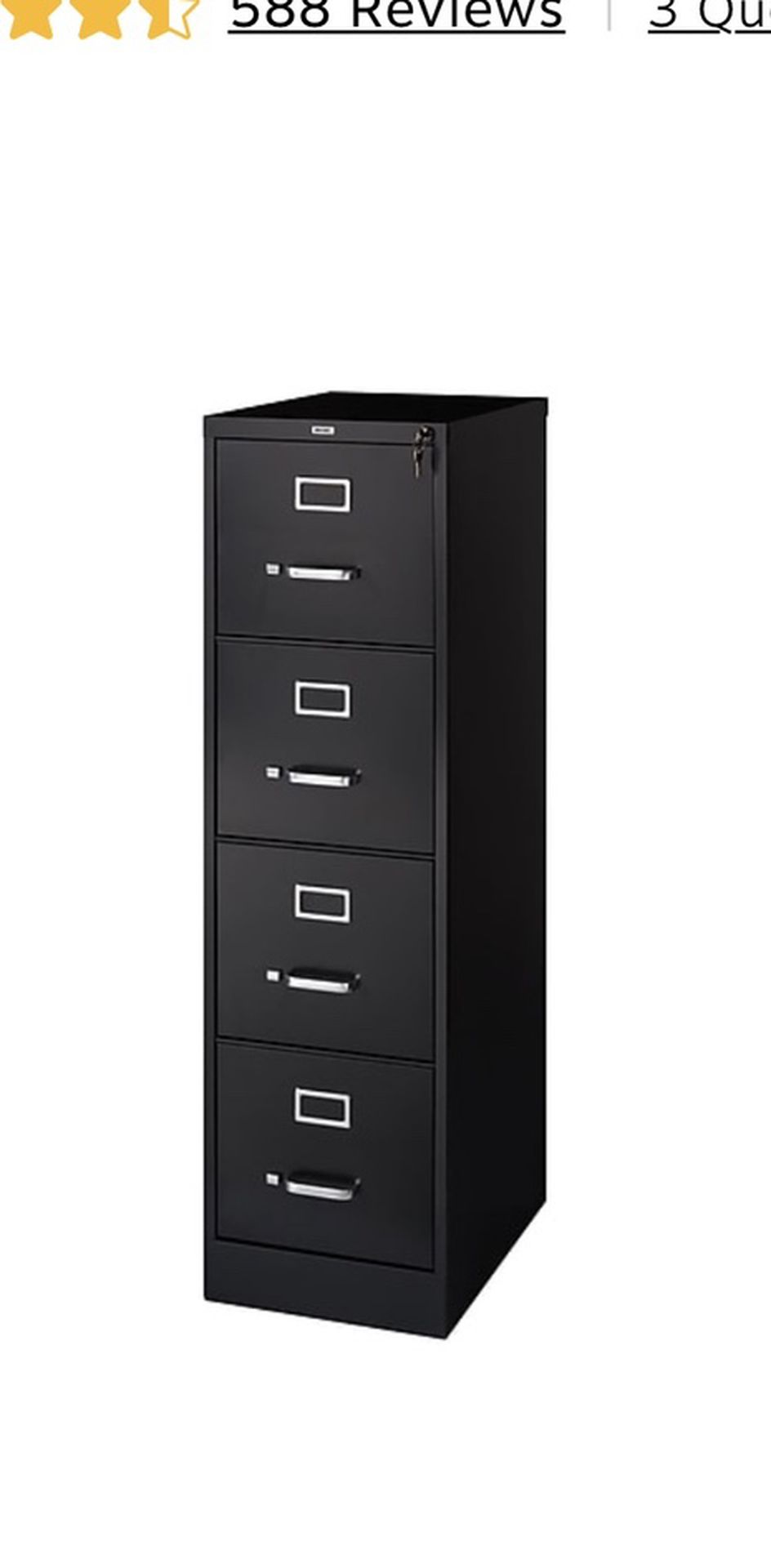 4-drawer Vertical Cabinet With Lock
