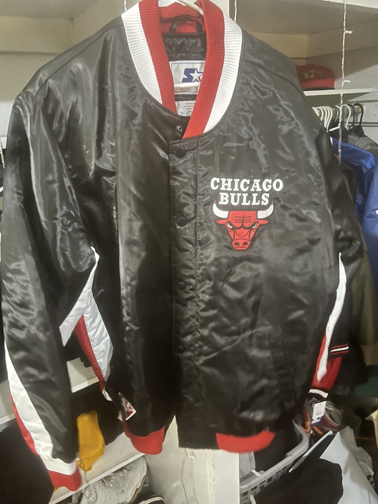 Chicago Bulls Starter Jacket Xxl Limited Edition