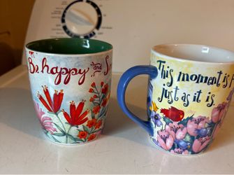 Wayfair Gibson home pair of coffee mugs  inspirational