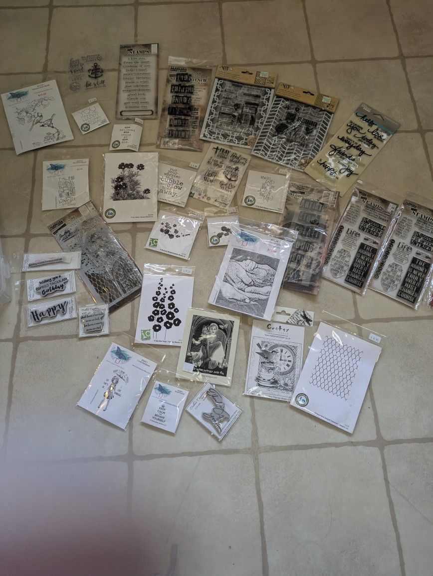 Tons Of Brand New Craft Stamps!!