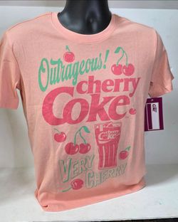 Cherry Coke Very Cherry Graphic Tee Womens Juniors Medium