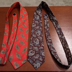 2 Silk Ties from Strathmore 