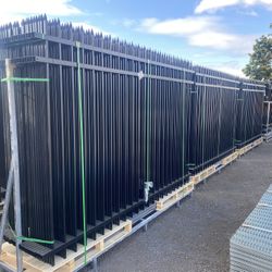 Fence New Powder Coated Welded 10x7