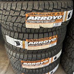 LT 245/75/16 Arroyo All Terrain Free Mount And Balance Montadas Y Balanciadas Gratis