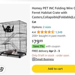 Animal Kennel 3 Tier  (never Used)