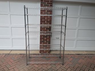 Heavy Duty Wire Rack Chrome Shelving Units 5-Tier 18"x48"x72"