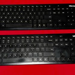  2-Microsoft Bluetooth Keyboards Model 1898( 2 Available) 