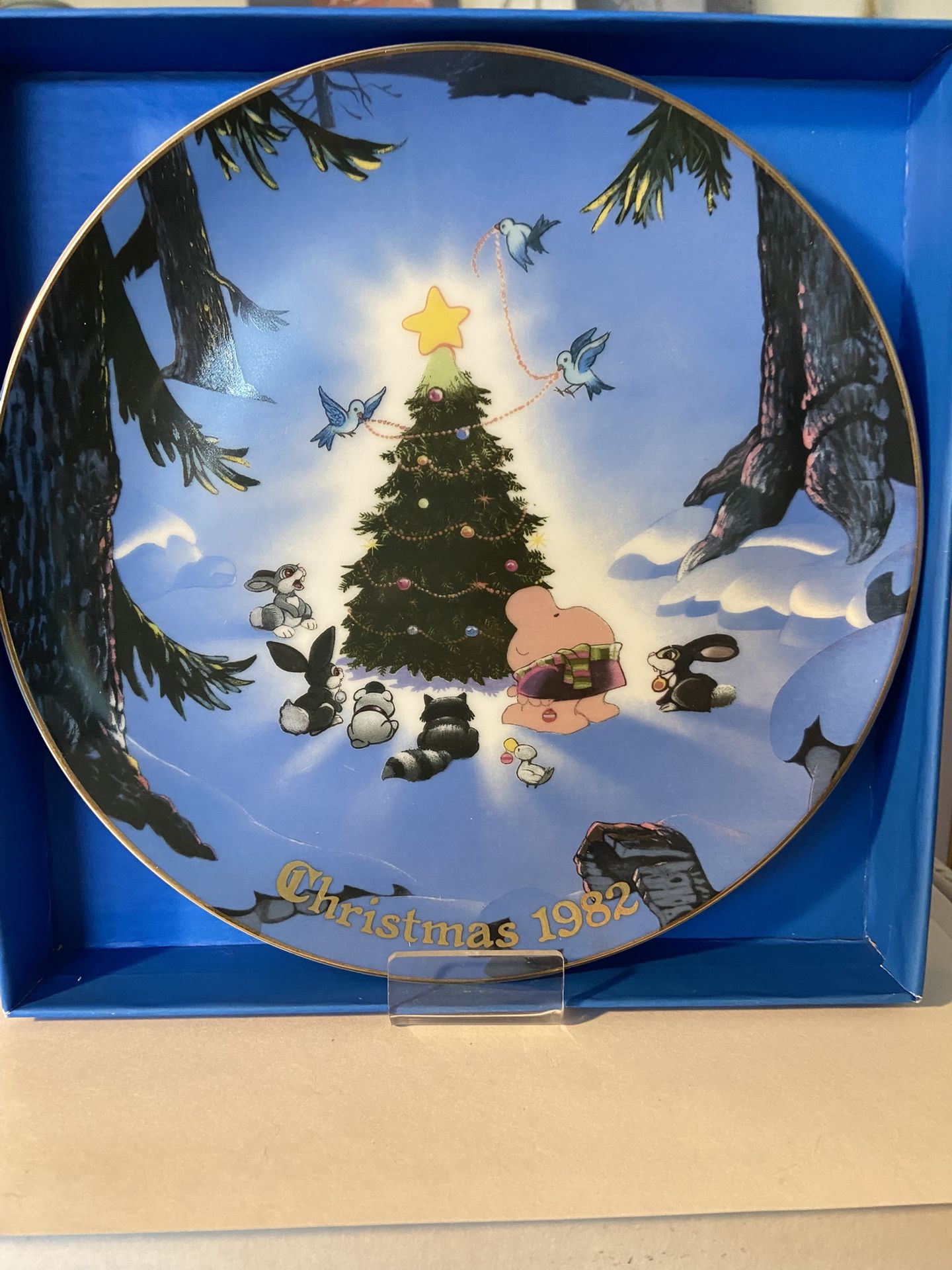 Ziggy Limited Edition Christmas Plate For 1982
