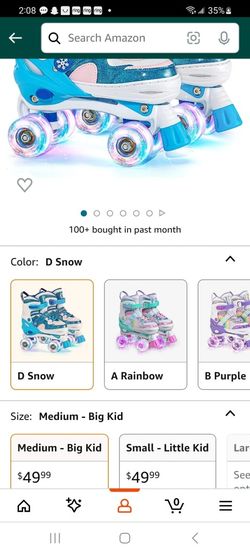 Roller skates Medium size for girls