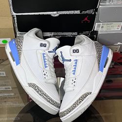 jordan 3 unc 