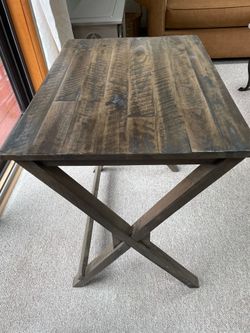 Side table modern farmhouse style