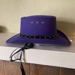 Purple HAT for Sale! Costume, Cowboy VARIOS COLORS