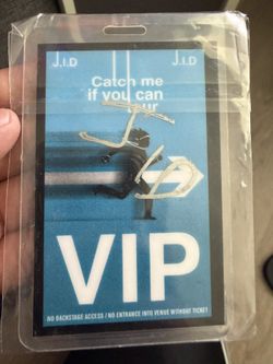 JID signed VIP Pass Backstage Access