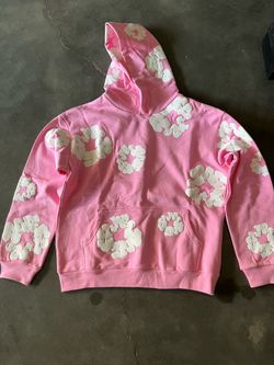 Pink And White Denim Tear