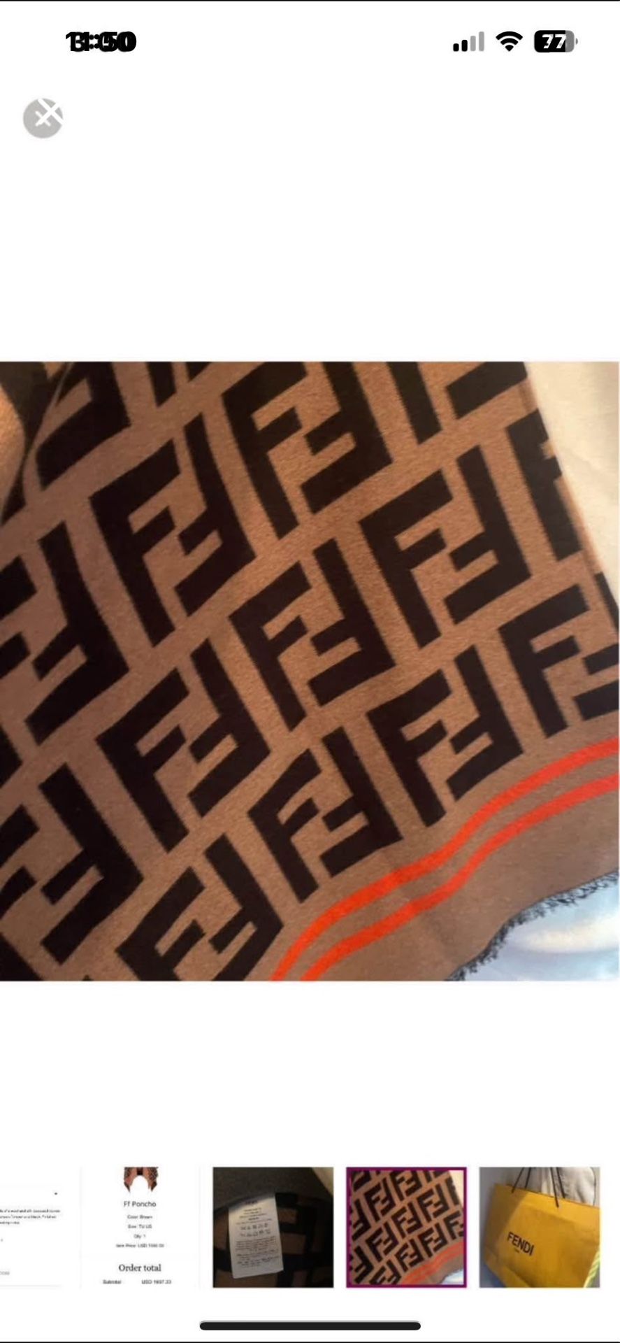 Fendi Poncho