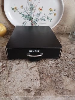 Keurig Coffee pod holder.