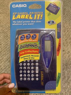 Casio label it label printer