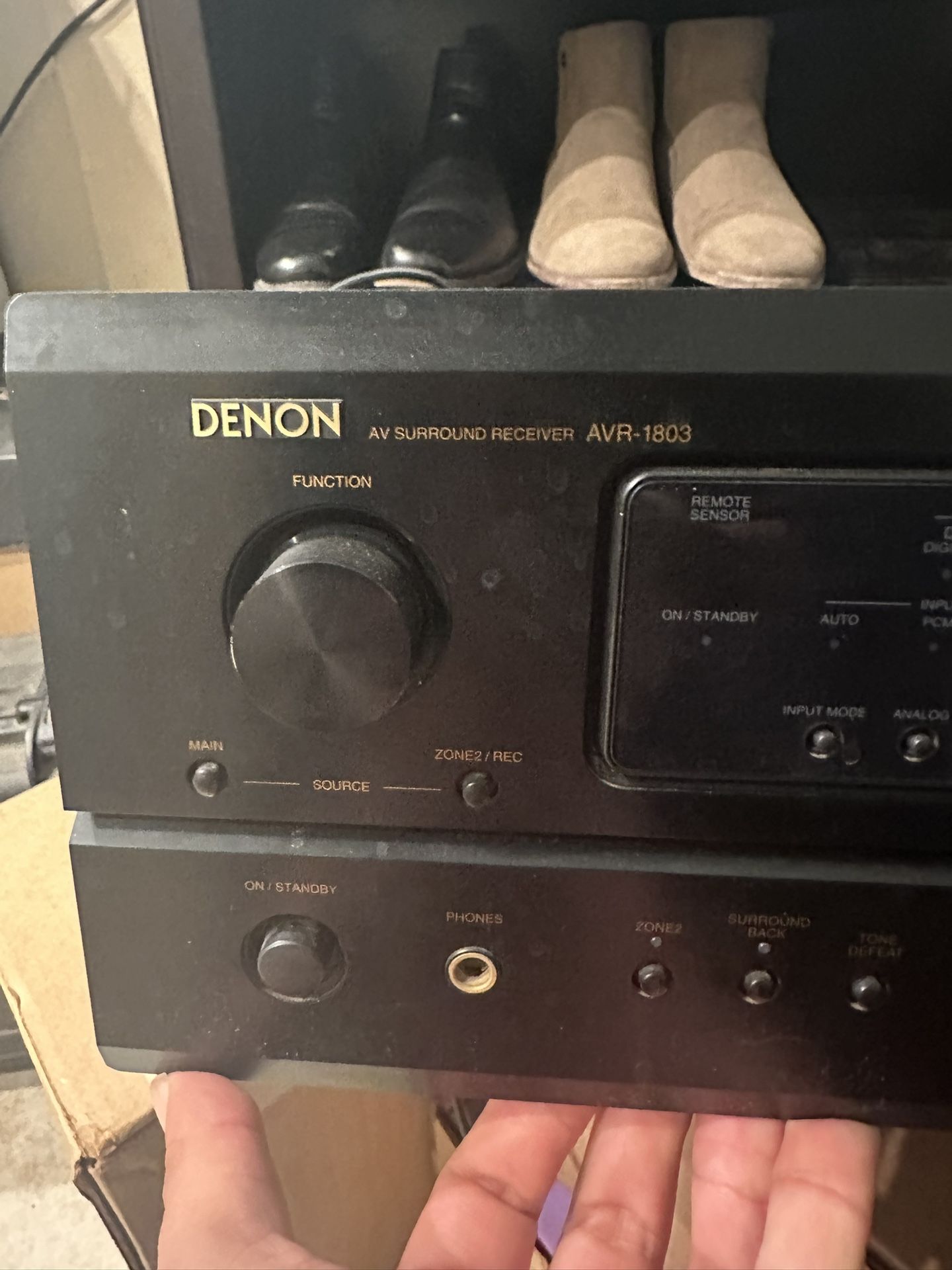 Denon Av Receiver And Psb Image 5t Speakers