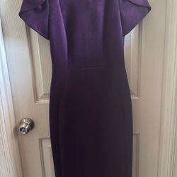 Calvin Klein Purple Dress Size 2