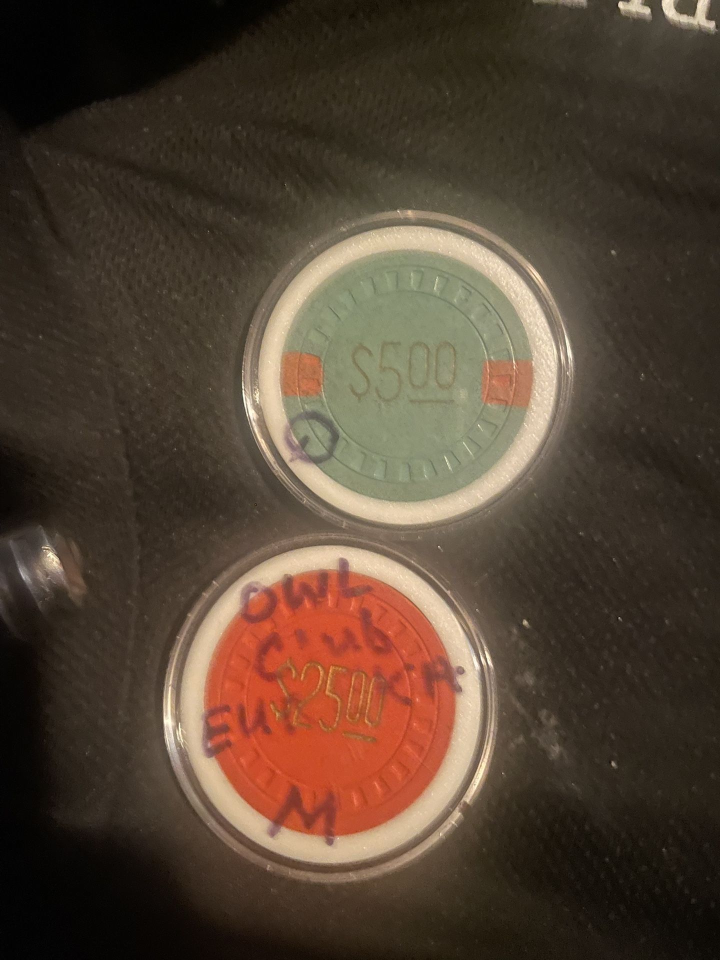 Couple Old Casino Chips