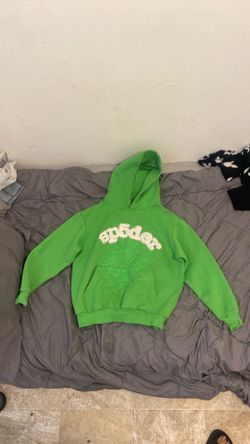 Green spider hoodie