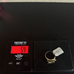 5.3grams/10K trap hour ring -450$