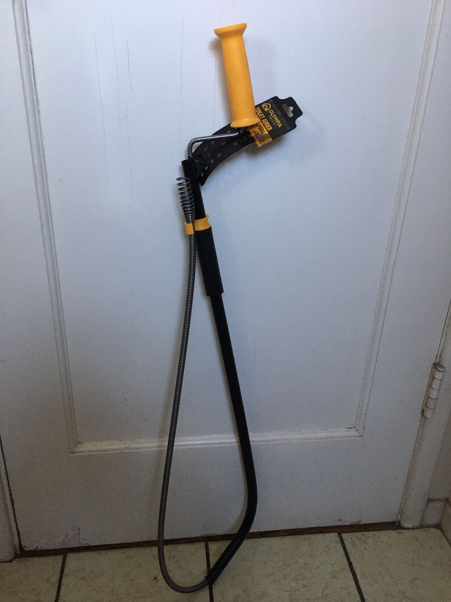 NEW 3 Ft Toilet Auger Plumbing Snake Drain Opener Pipe Clog Solution Hand Tool