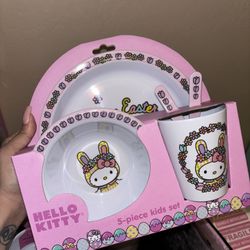 Hello Kitty Kids Plate Set 