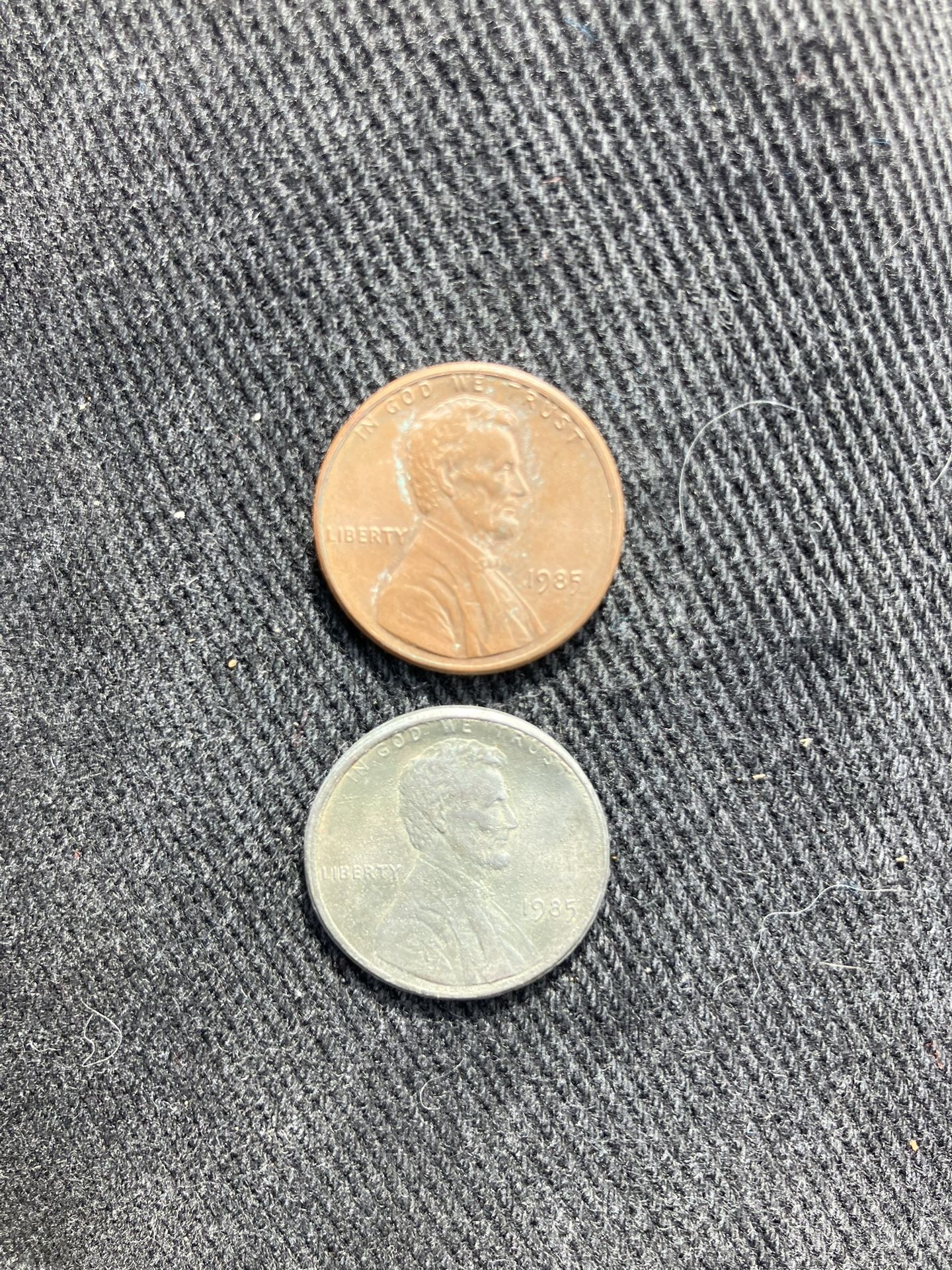 1985 Wrong Plancet Error Penny