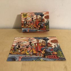 Vintage 1960’s Jaymar Walt Disney Character Picture Puzzle Fantasyland Complete