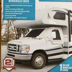   Deluxe all climate Windshield cover  for RV . $20